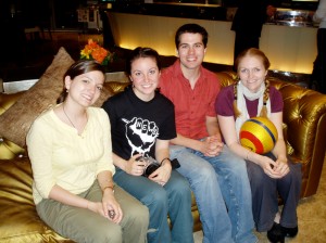 From Left: Christina Petrucci, Steph, Me and Andrea